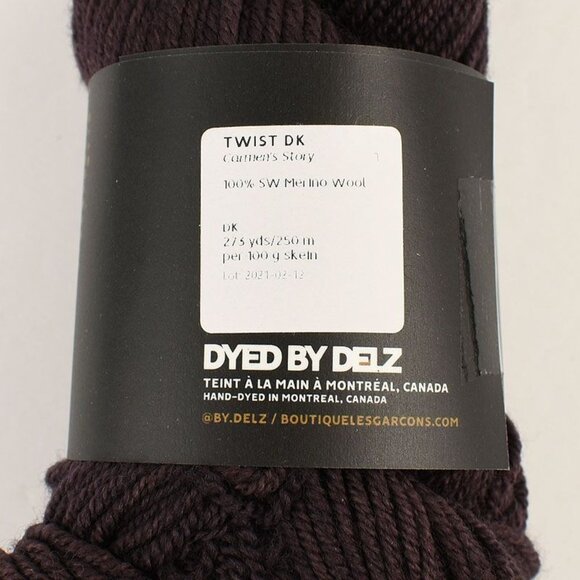 Dyed By Delz Twist DK Yarn SW Merino Wool Carmen's Story - Picture 3 of 3